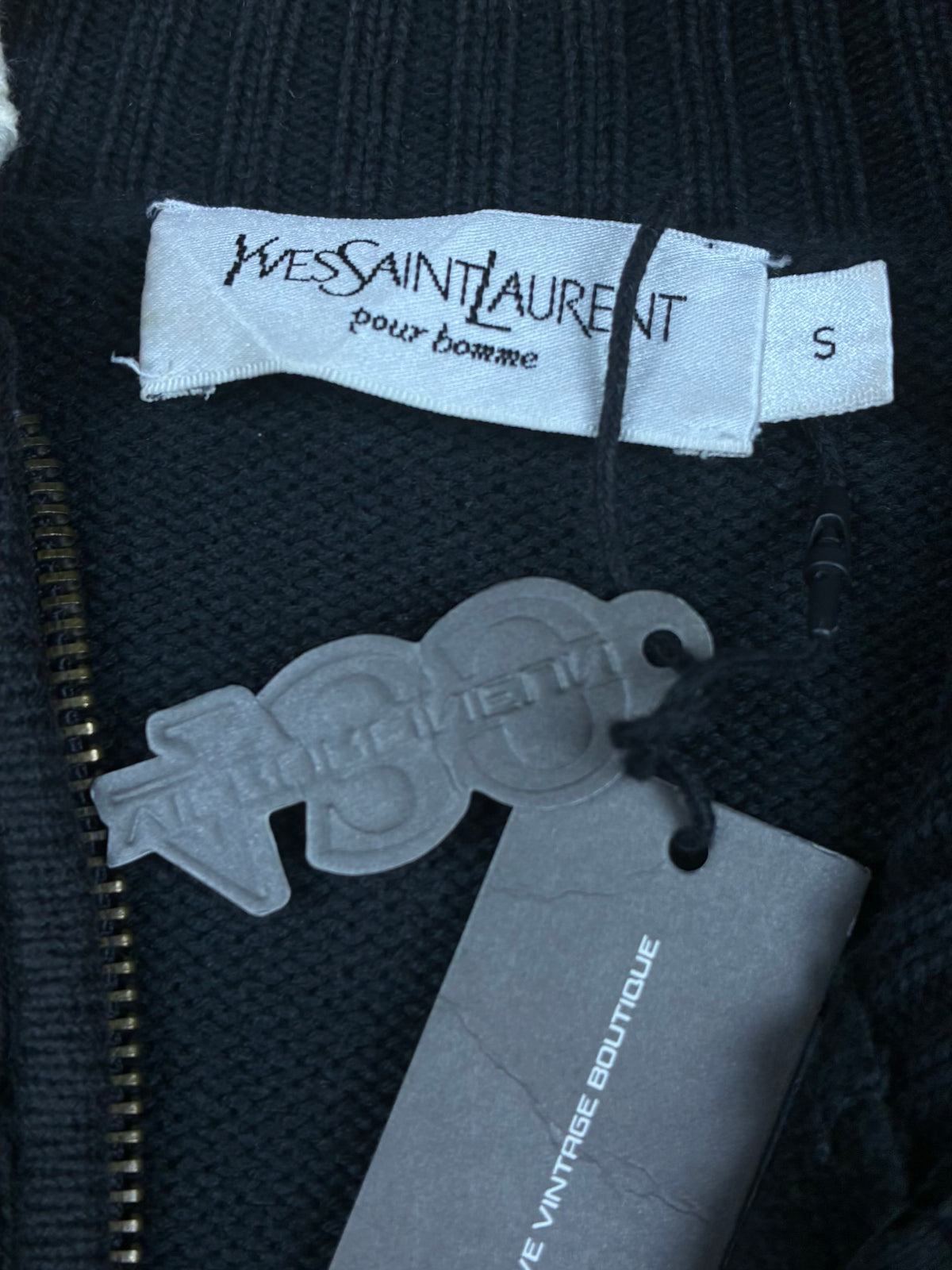 vintage YSL Yves Saint Laurent sweatjacket {M}