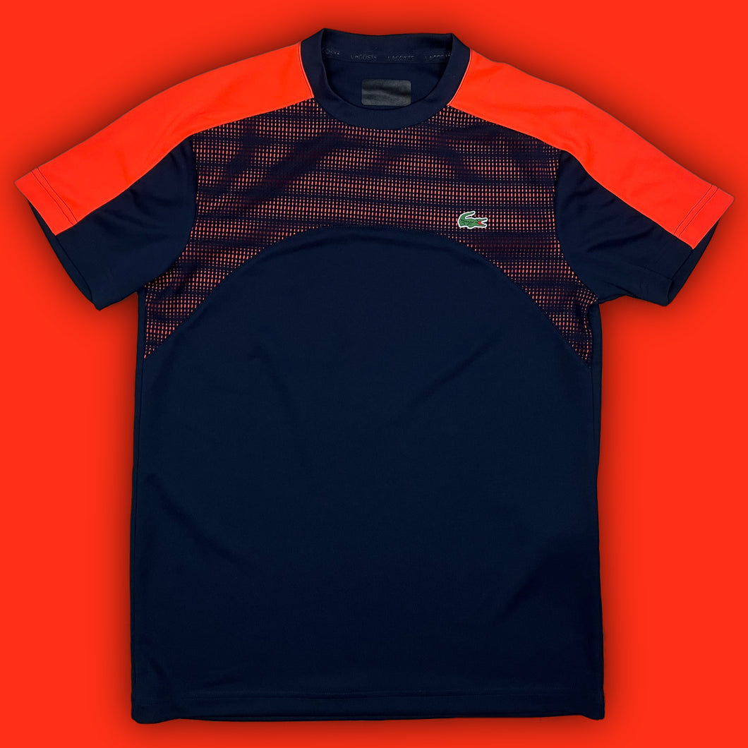navyblue/orange Lacoste jersey {S}