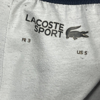 navyblue Lacoste trackpants {S}