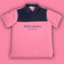Load image into Gallery viewer, vinatge Yves Saint Laurent spellout polo {L}
