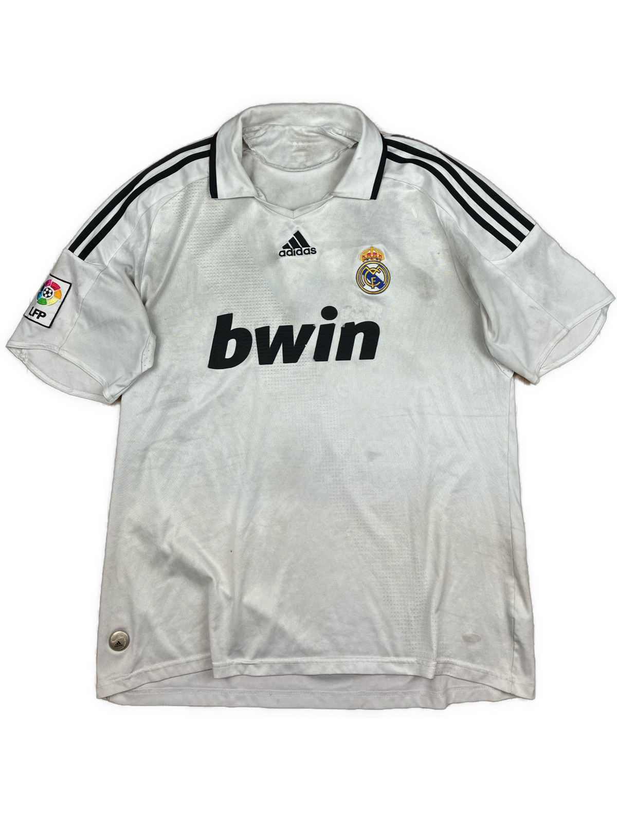 vintage Adidas Real Madrid home jersey {XL}