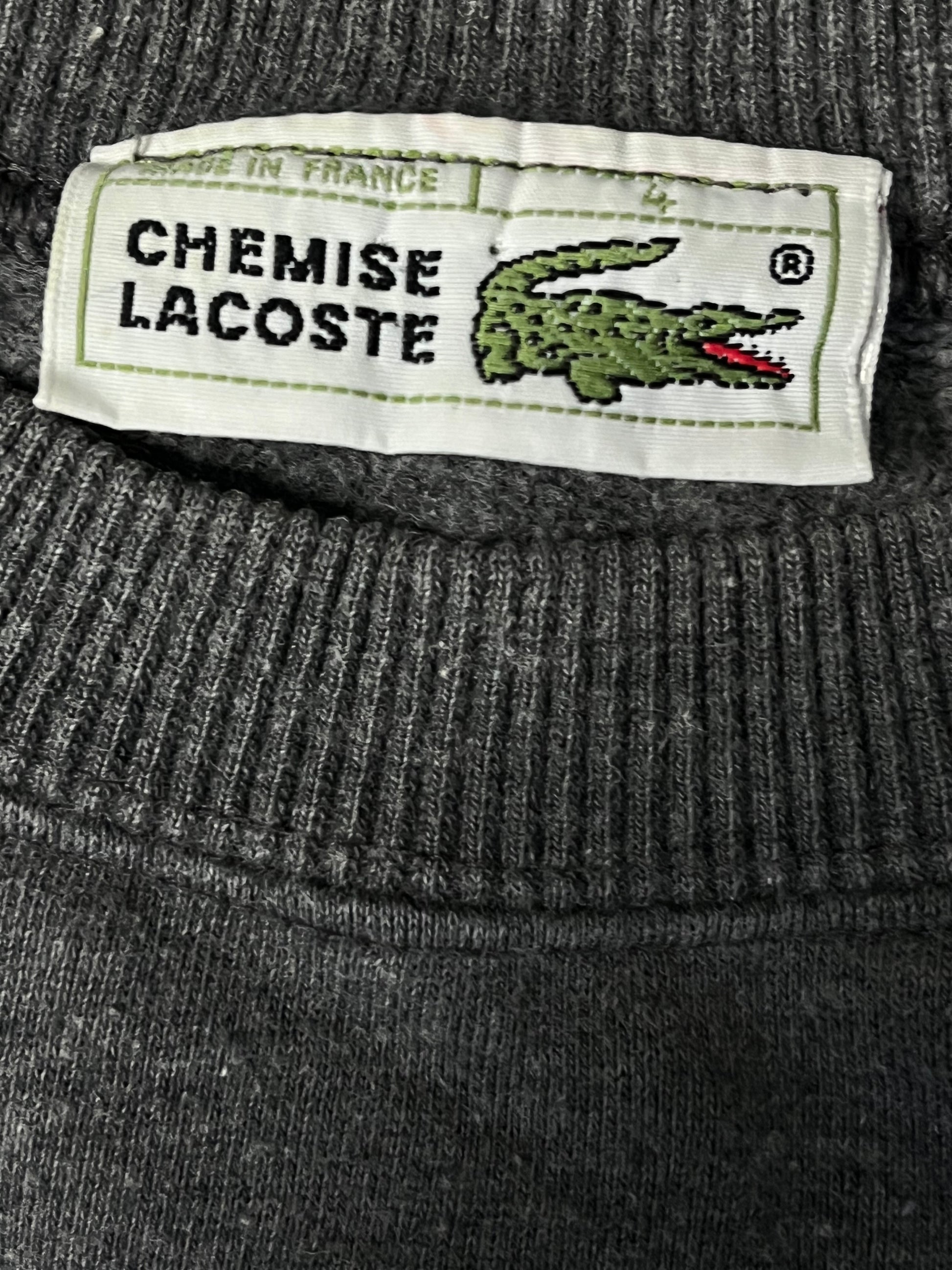 vintage grey Lacoste sweater {M}