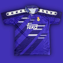 Charger l&#39;image dans la galerie, vintage Kelme Real Madrid 1996-1997 away jersey {L-XL}

