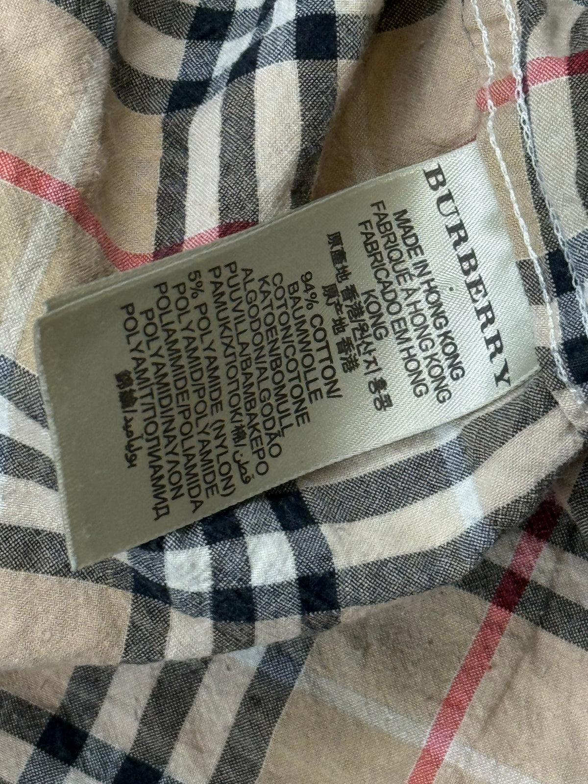 vintage Burberry shirt {XXL}