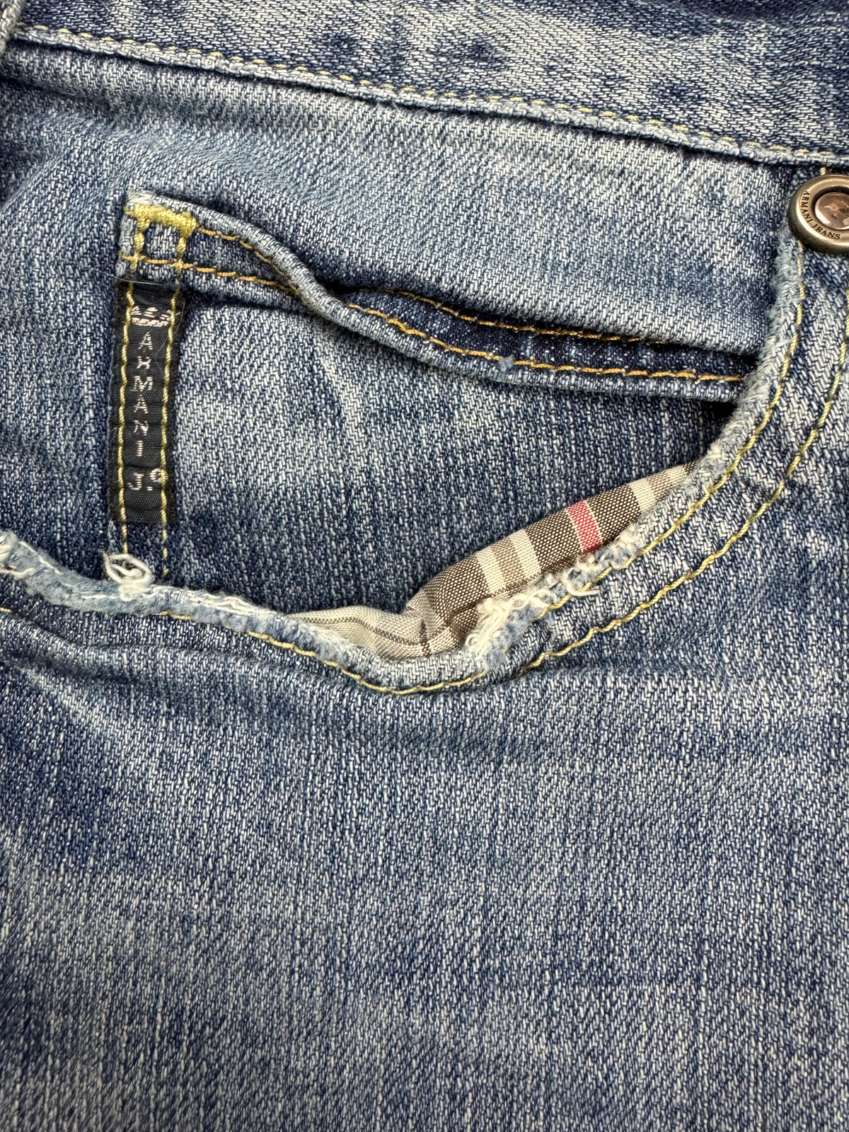 vintage Armani jeans {L}
