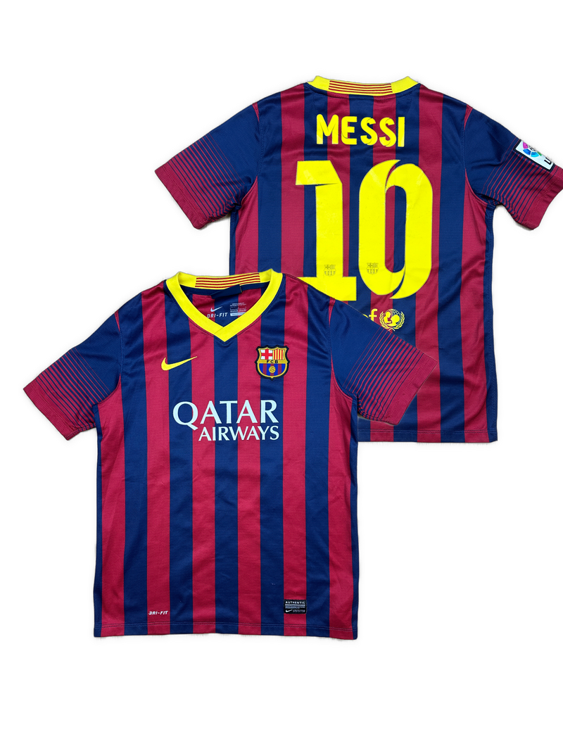 vintage Nike Fc Barcelona home jersey MESSI10 {XS}