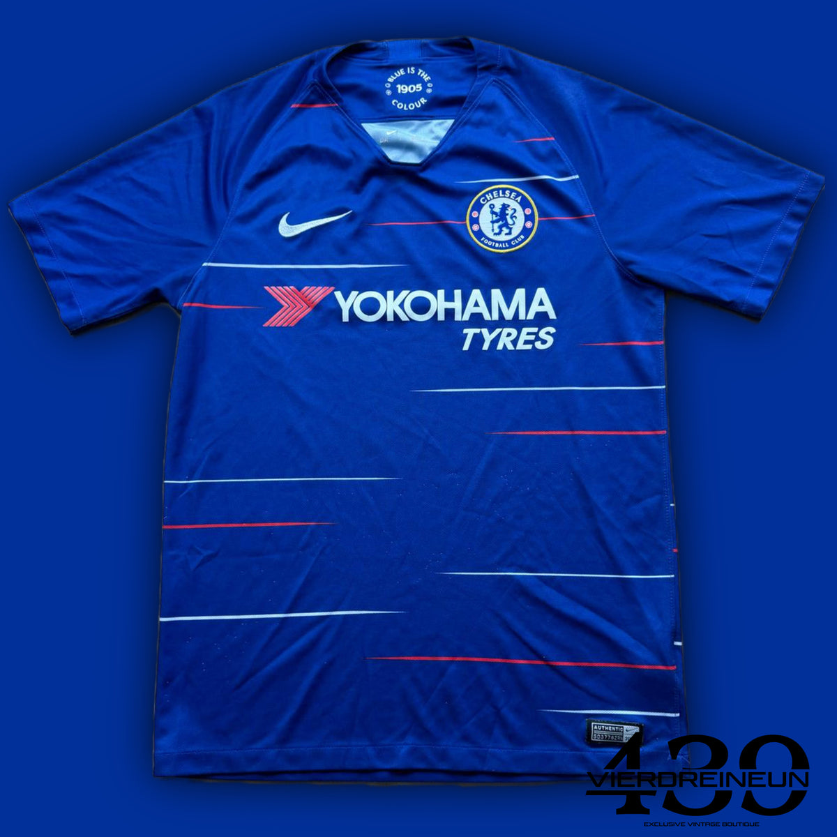 blue Nike Fc Chelsea home jersey {S}