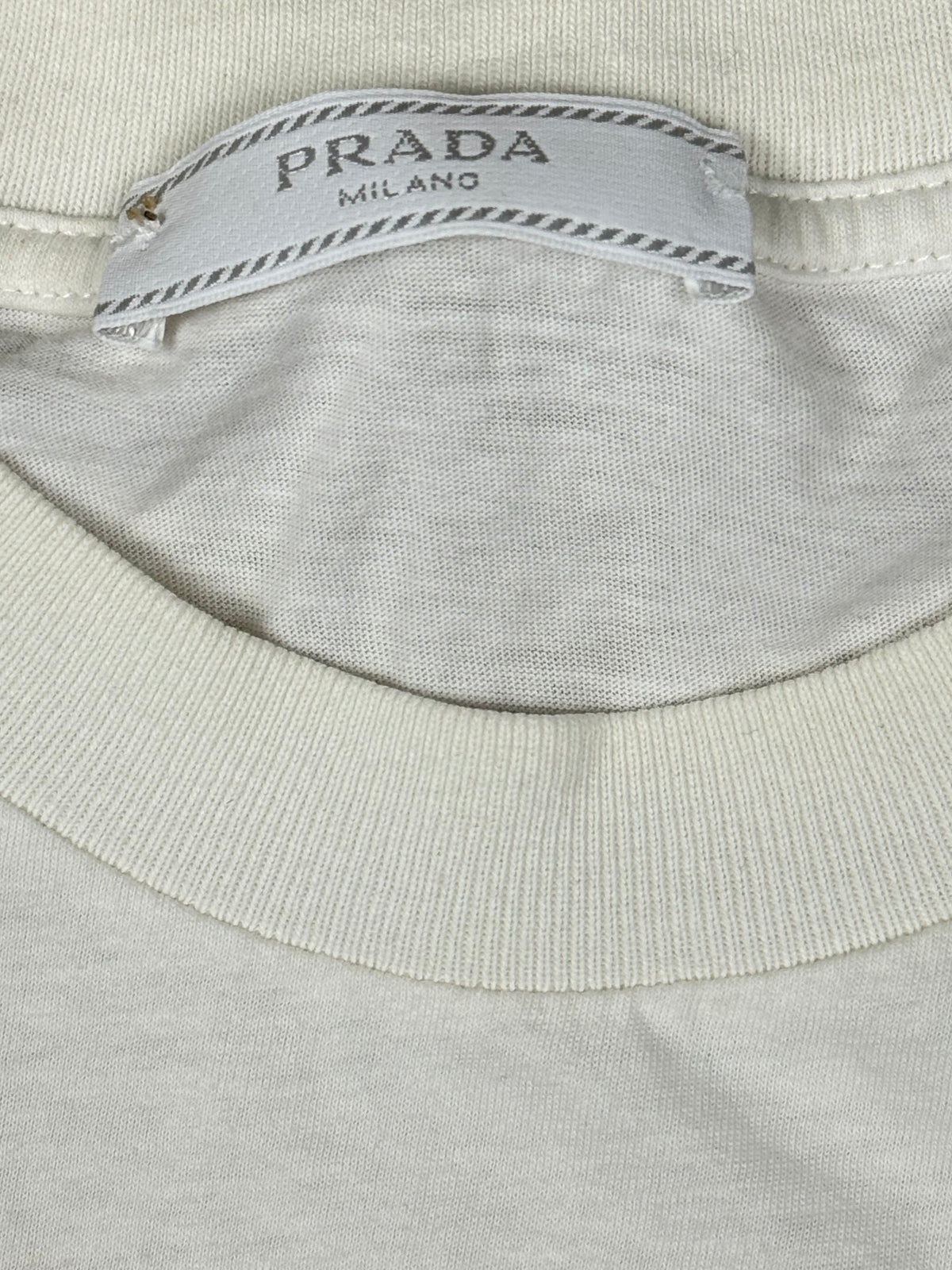 white Prada t-shirt
