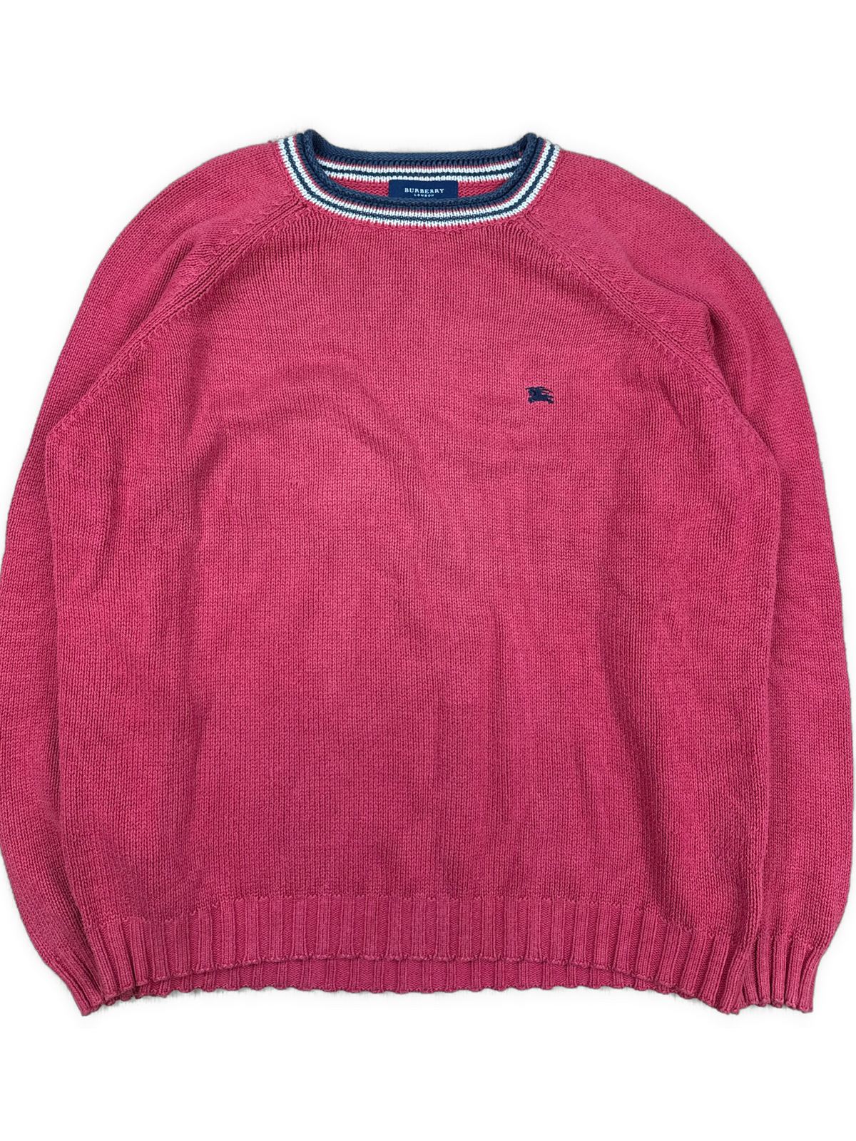 vintage Burberry knittedsweater {L}