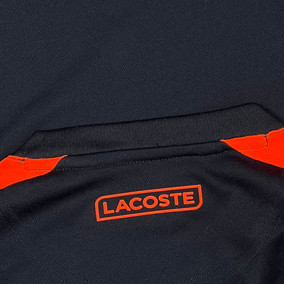 navyblue/orange Lacoste jersey {S}
