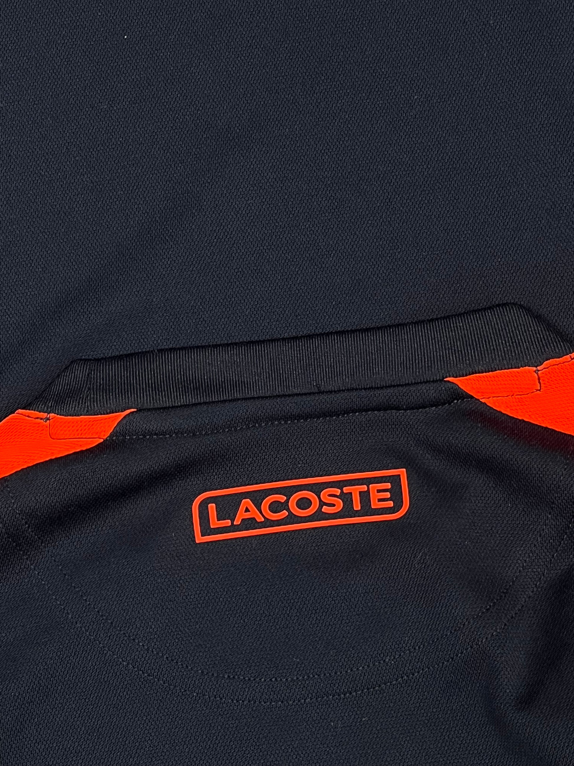 navyblue/orange Lacoste jersey {S}