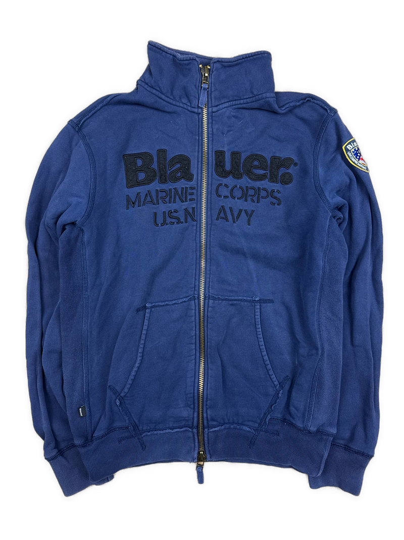 vintage Blauer sweatjacket {L}