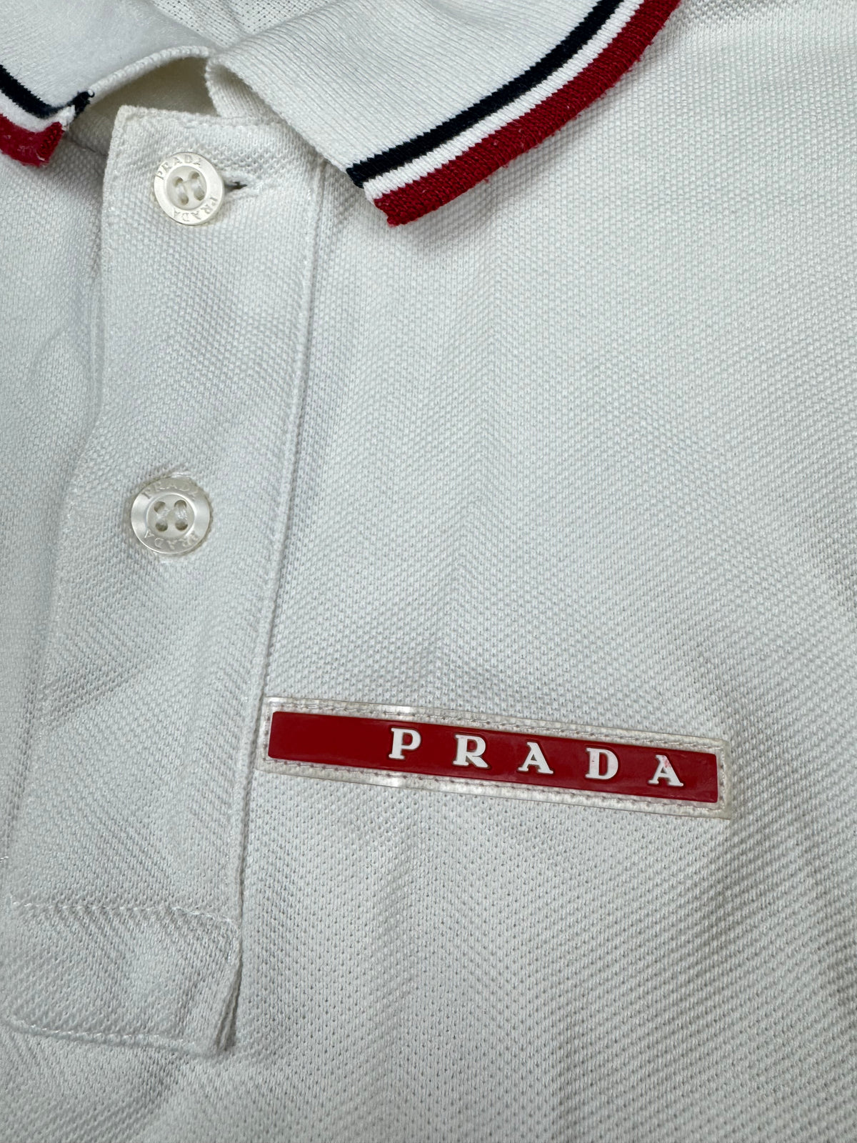white Prada polo {M}