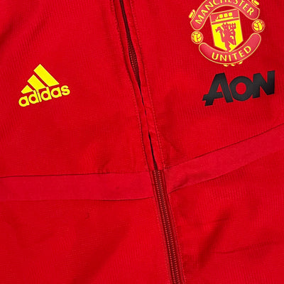 red Adidas Manchester United windbreaker {XXS}