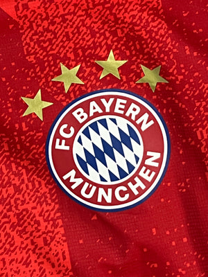 red Adidas Fc Bayern Munich windbreaker {L}