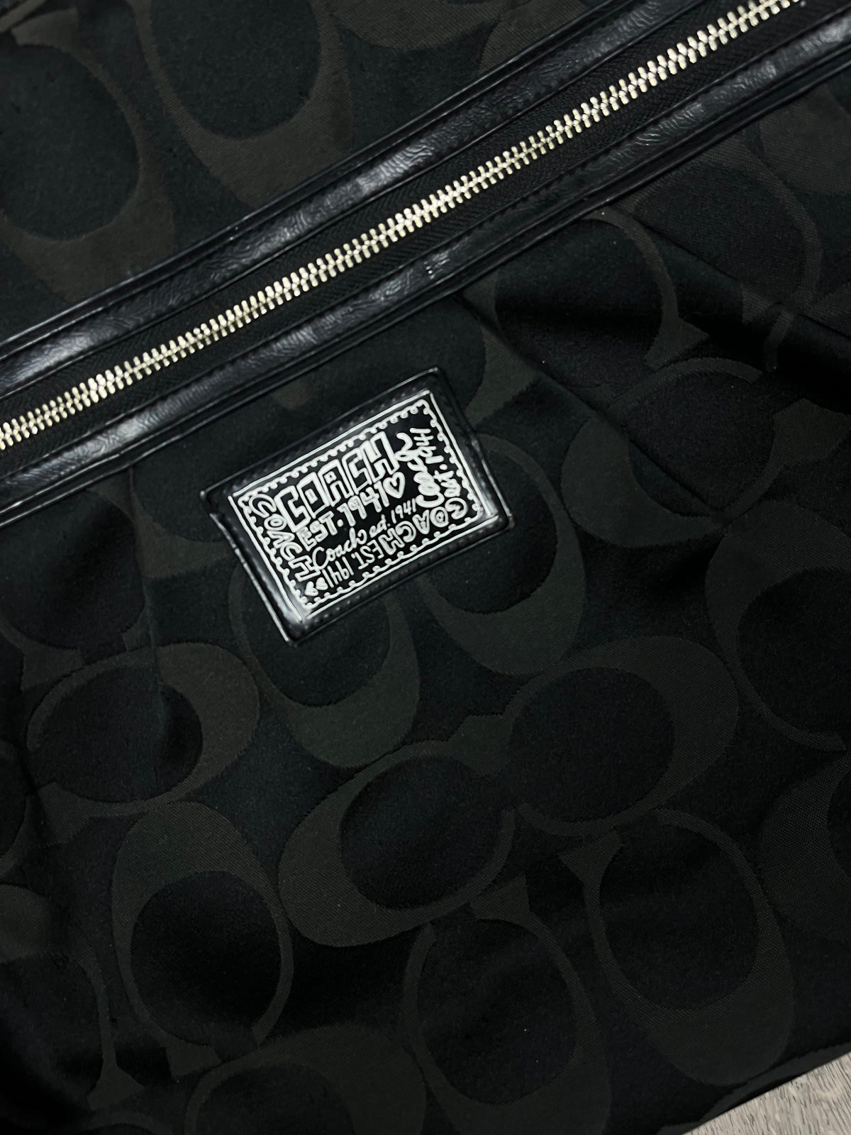 vintage COACH shopper