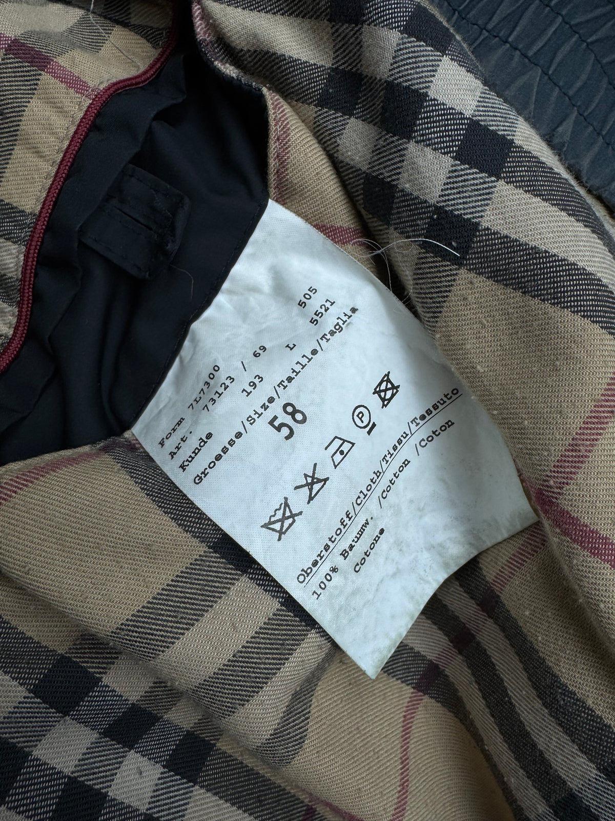 vintage Burberry harrington jacket {XL}