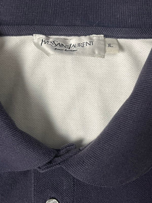 vintage Yves Saint Laurent spellout polo {XL}