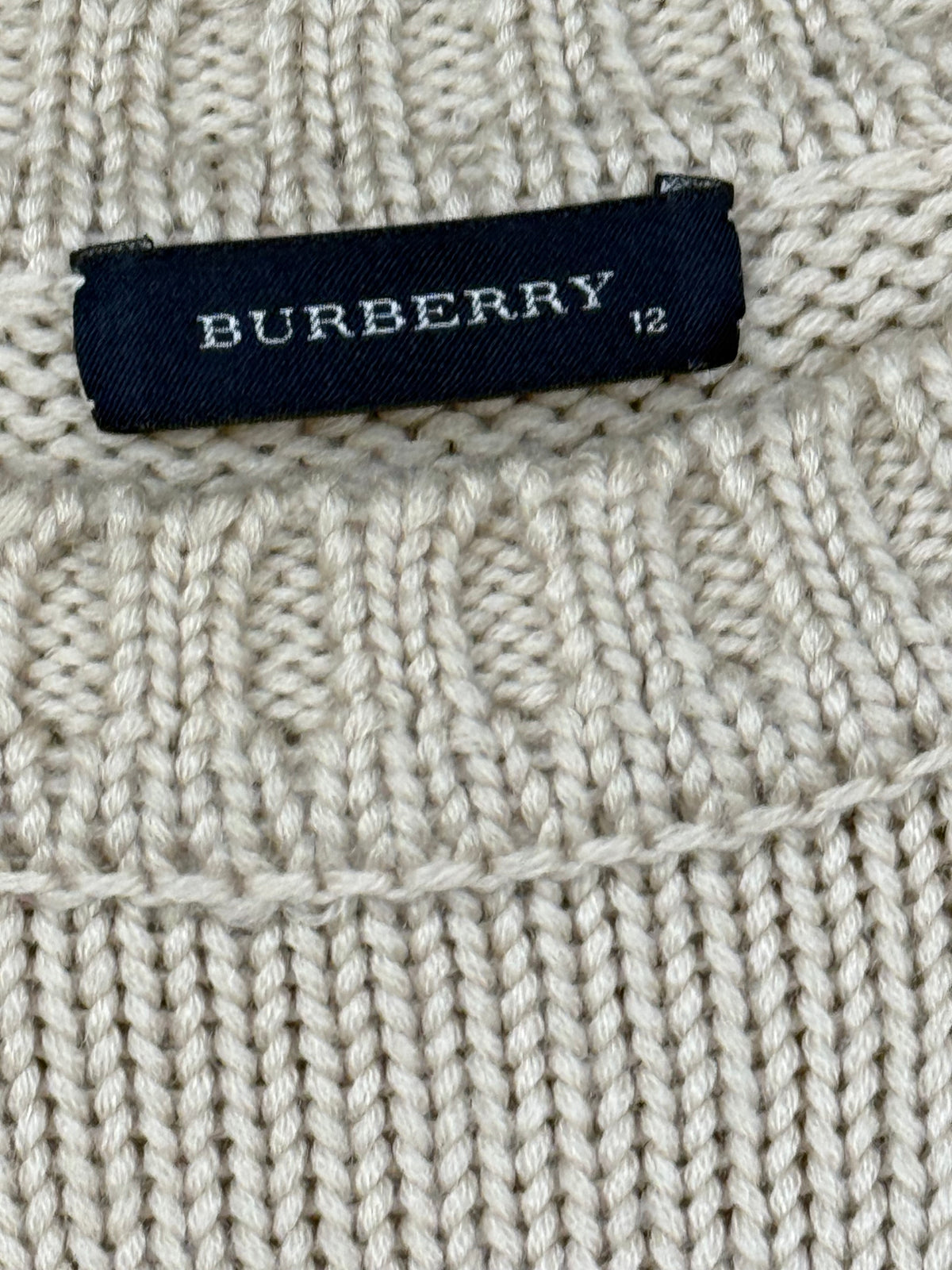 vintage Burberry knittedsweater {XS}