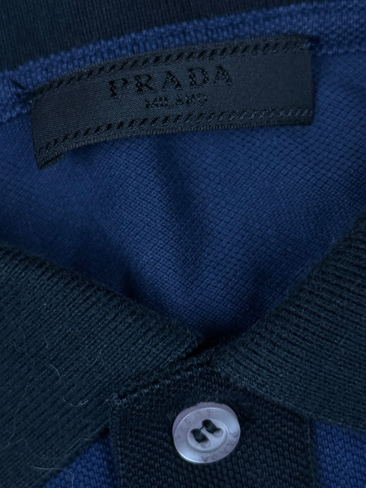 navyblue Prada polo long
