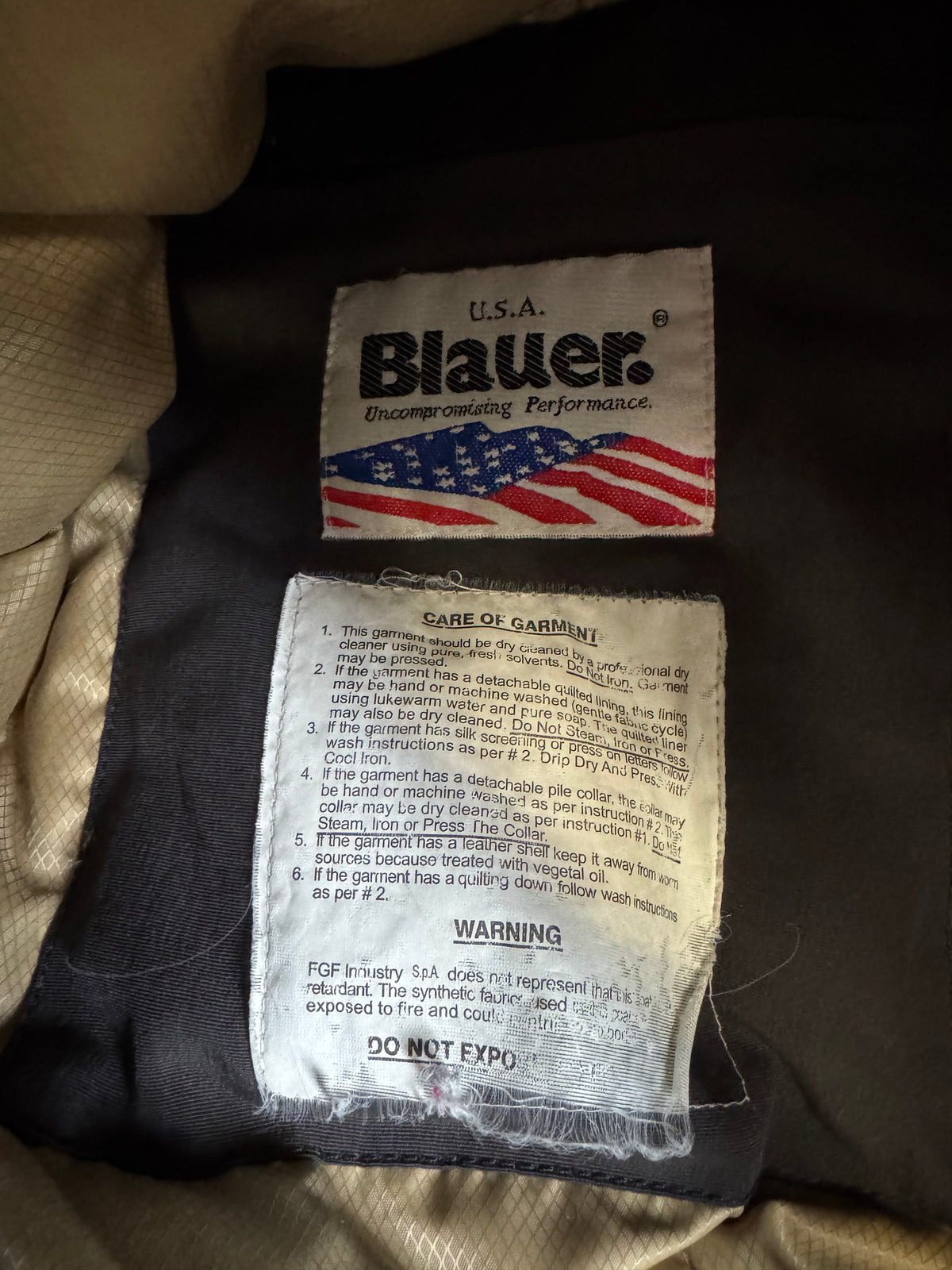 vintage Blauer winterjacket {L}