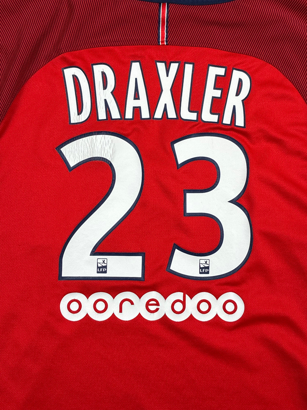 red Nike PSG Paris Saint Germain DRAXLER23 away jersey {XS}