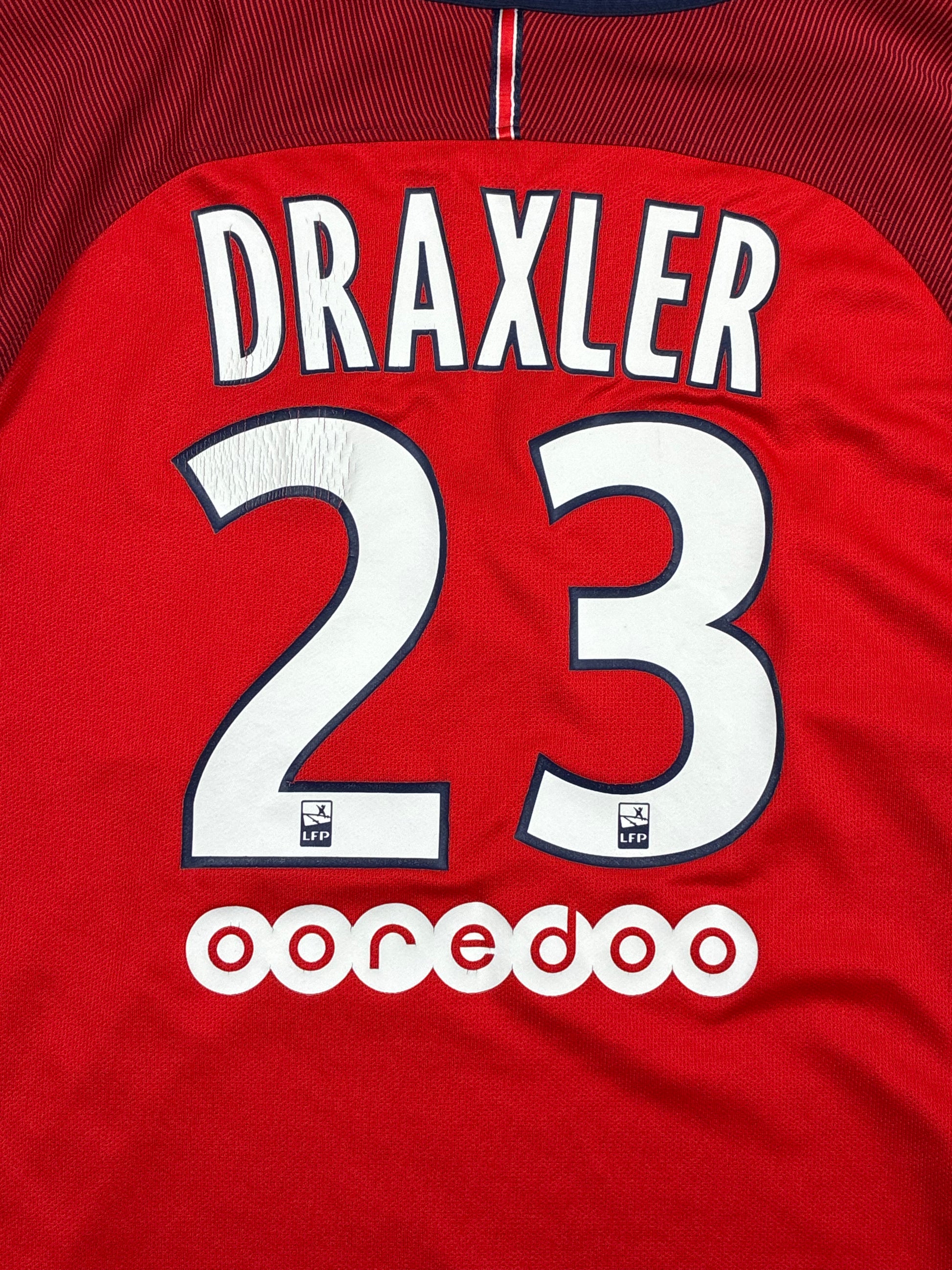 red Nike PSG Paris Saint Germain DRAXLER23 away jersey {XS}