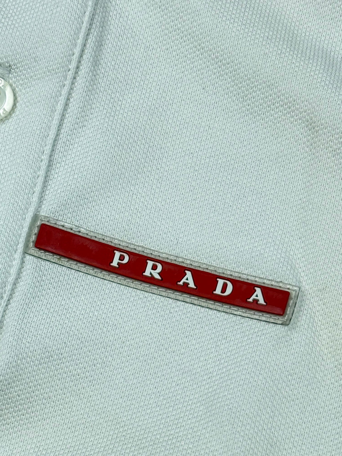 white Prada polo