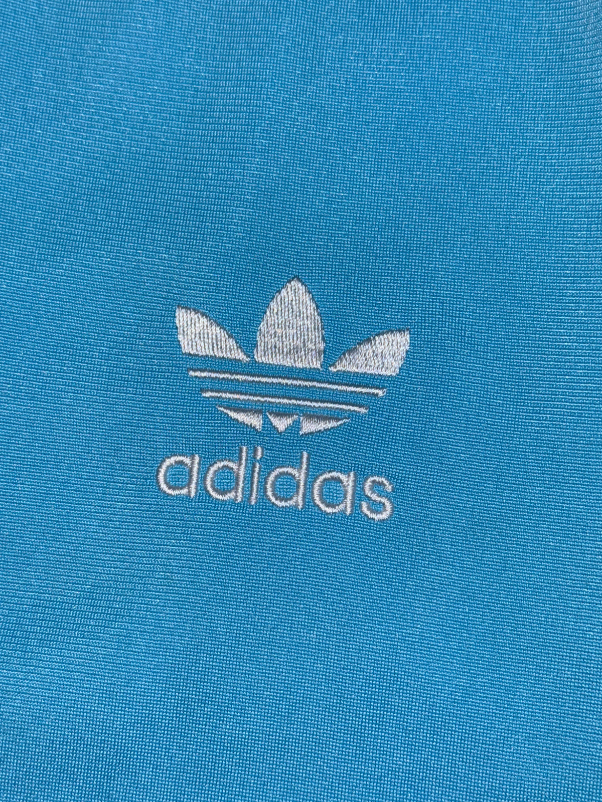 vintage babyblue Adidas trackjacket {S}