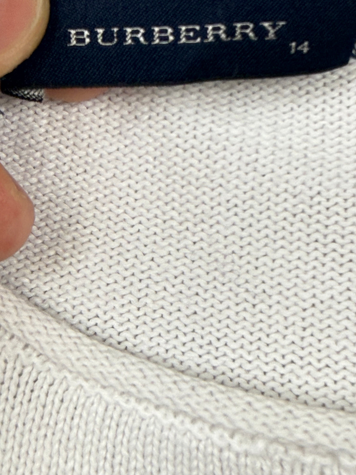 vintage Burberry knittedsweater {S}