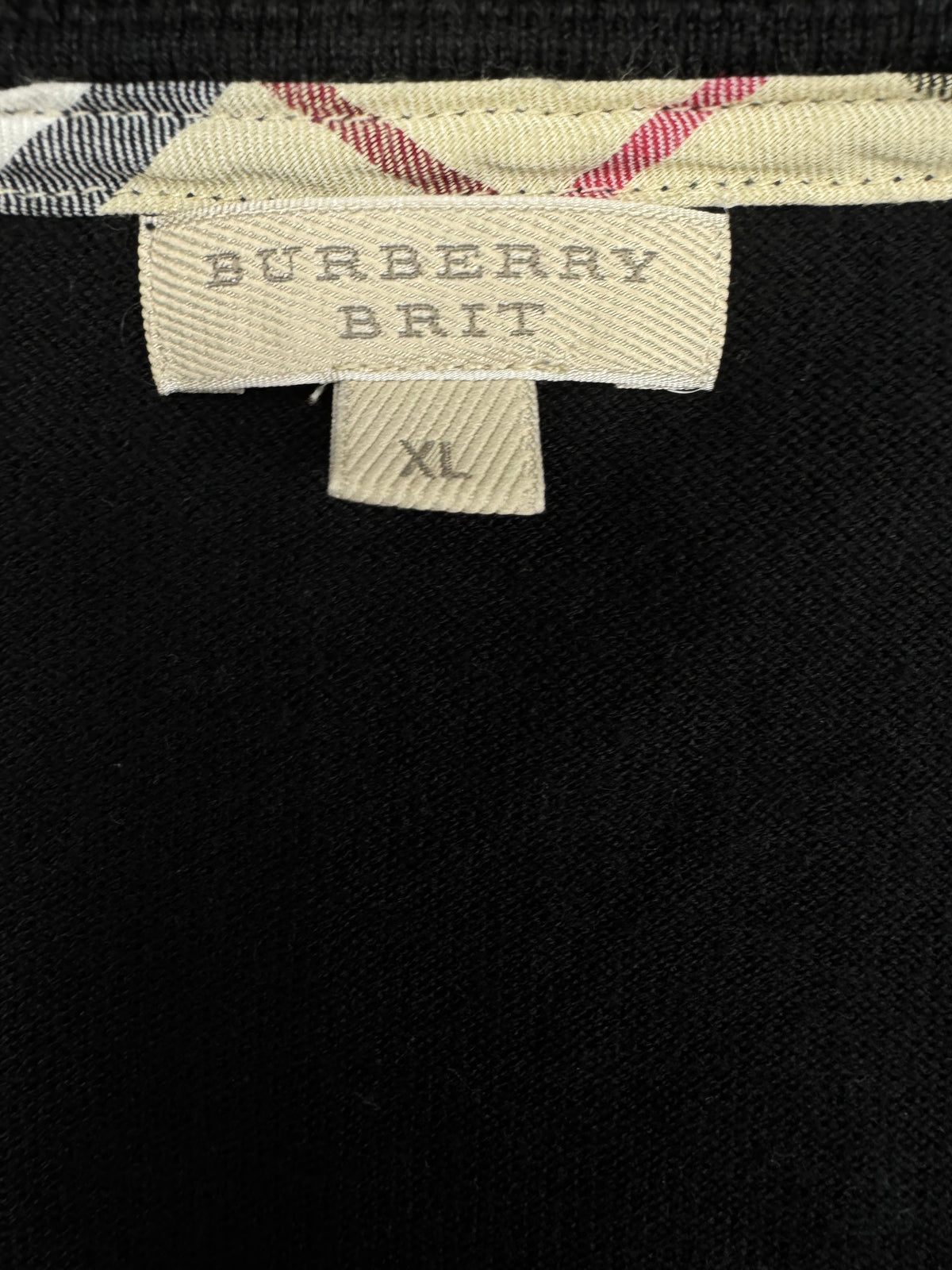 vintage Burberry knittedsweater {S}