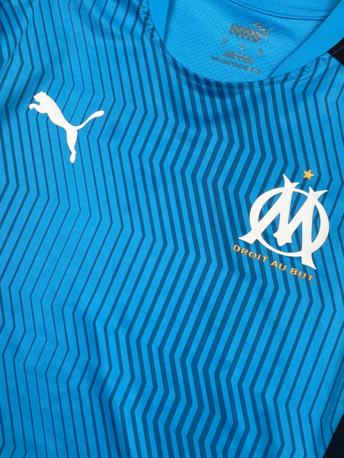 babyblue Puma Olympique Marseille trainingjersey {S}