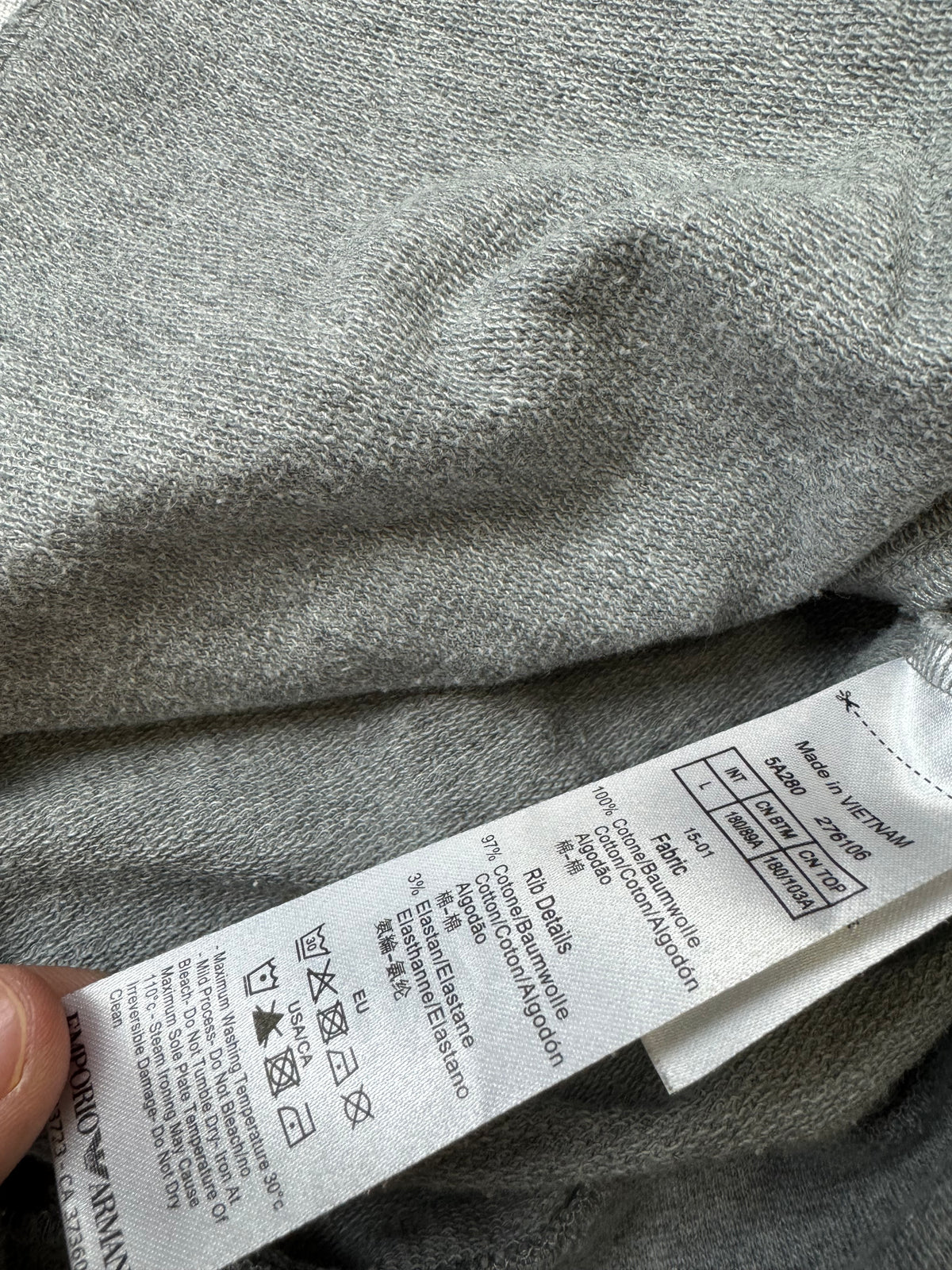 vintage Emporio Armani EA7 sweatjacket {M}
