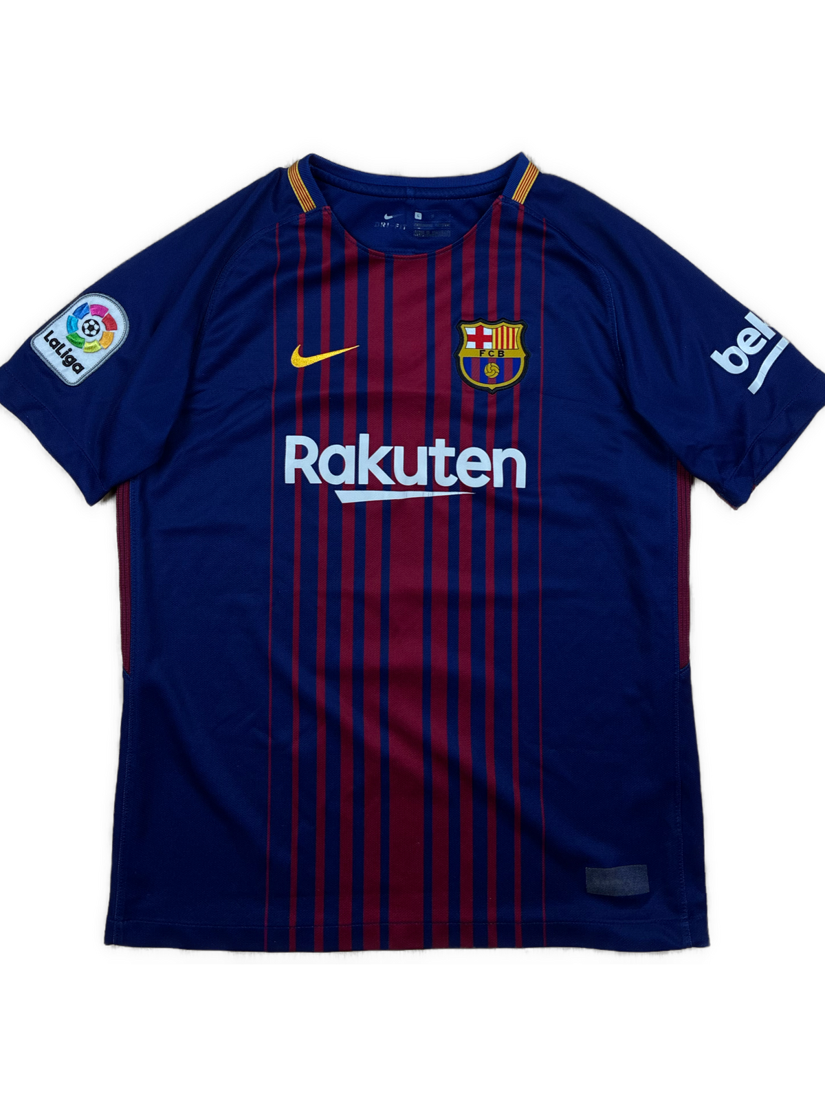 navyblue Nike Fc Barcelona home jersey {XS}
