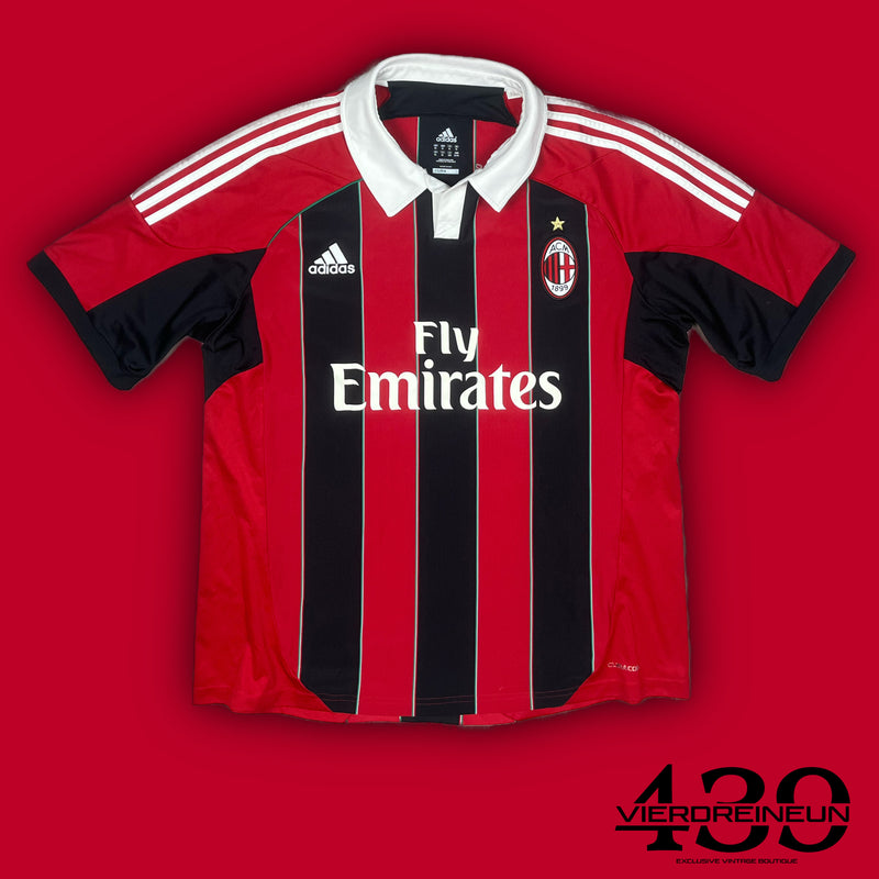 vintage Adidas Ac Milan 2012-2013 home jersey {XL}