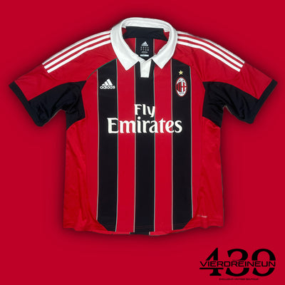 vintage Adidas Ac Milan 2012-2013 home jersey {XL}