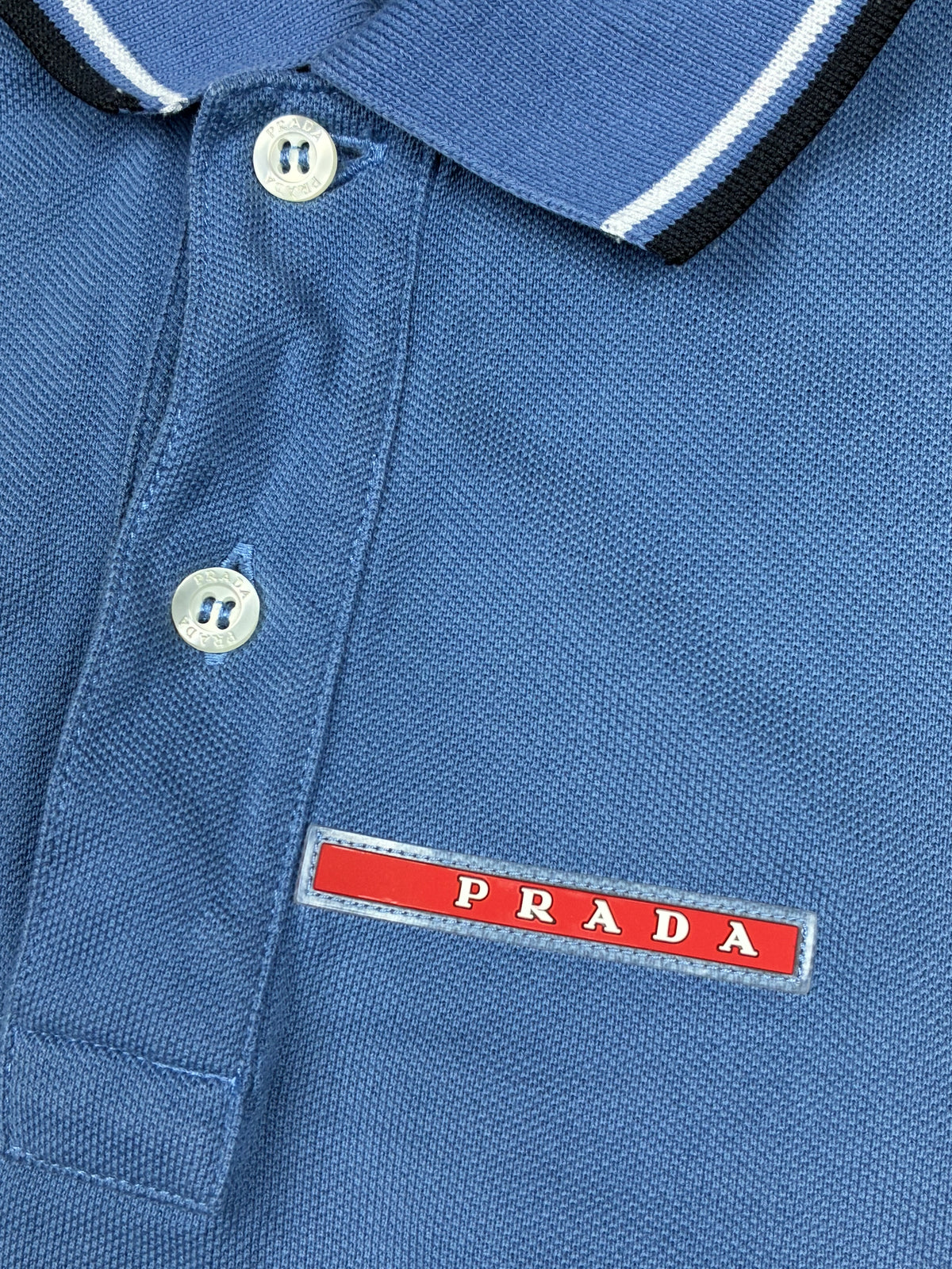blue Prada polo {M}