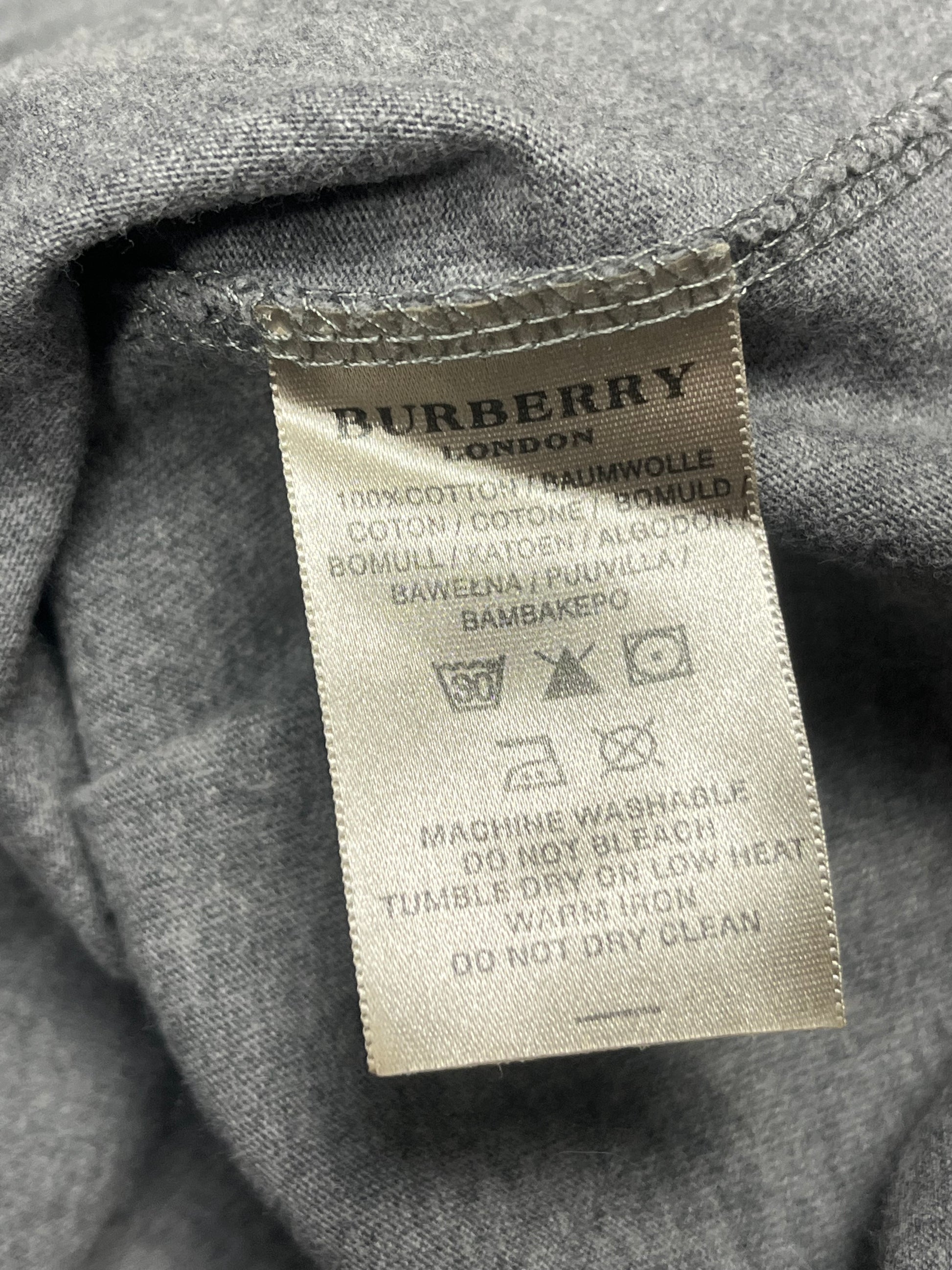 vintage Burberry polo long {S}