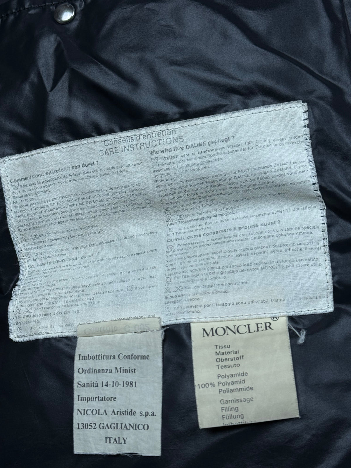 vintage Moncler vest