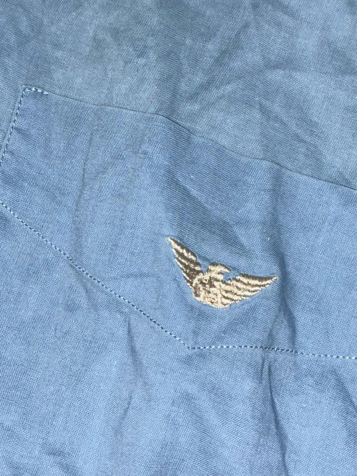 vintage babyblue Emporio Armani shirt {L}