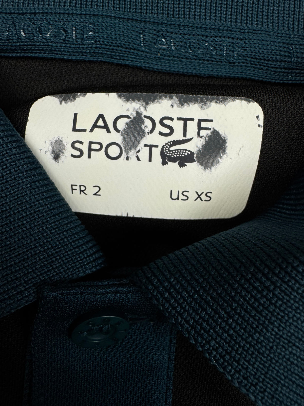 black Lacoste polo {XS}