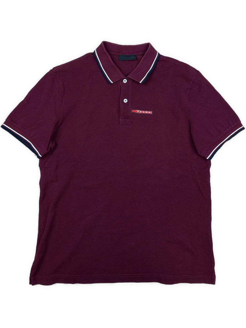 bordeaux Prada polo {XL}