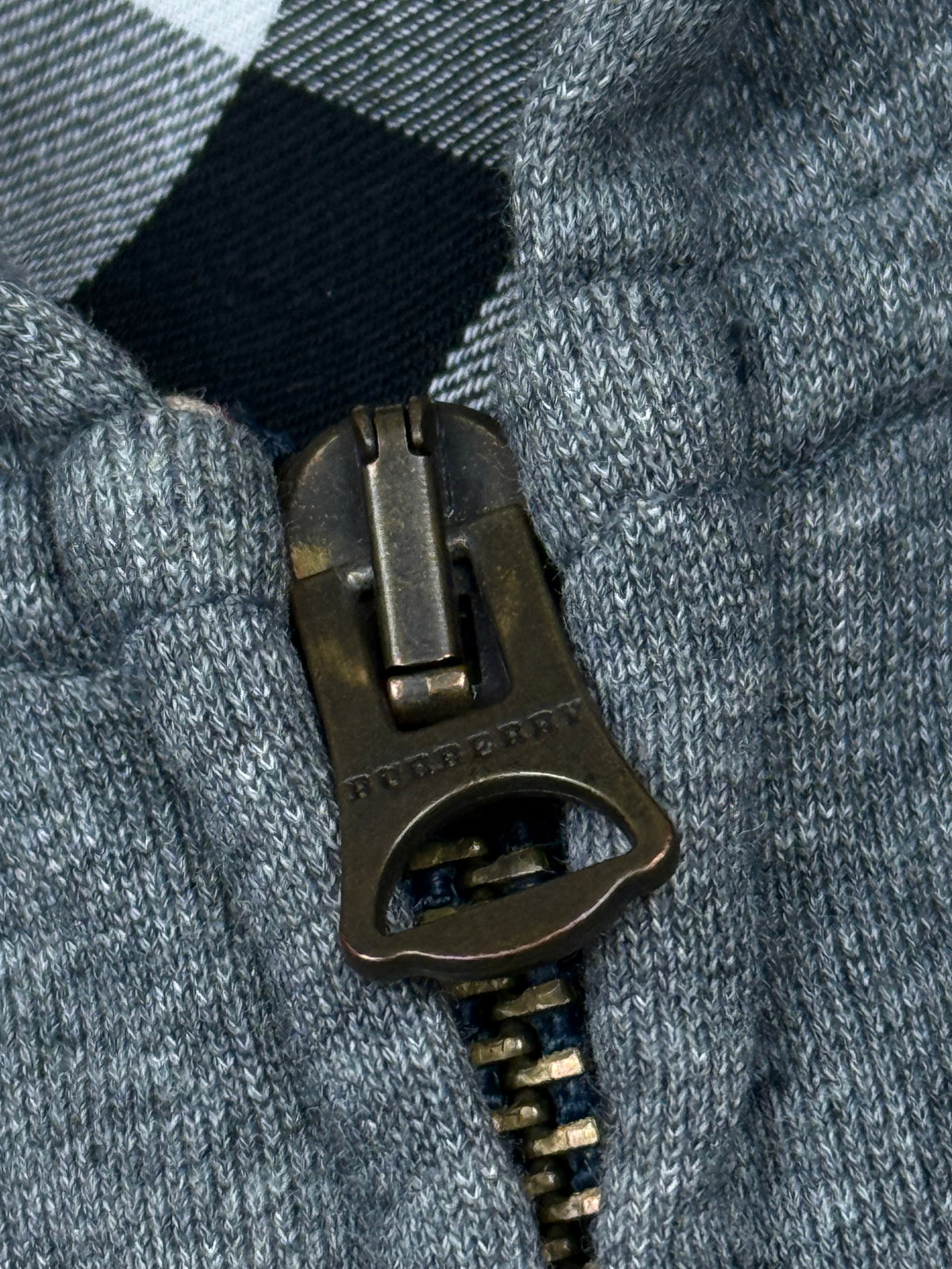 vintage Burberry sweatjacket