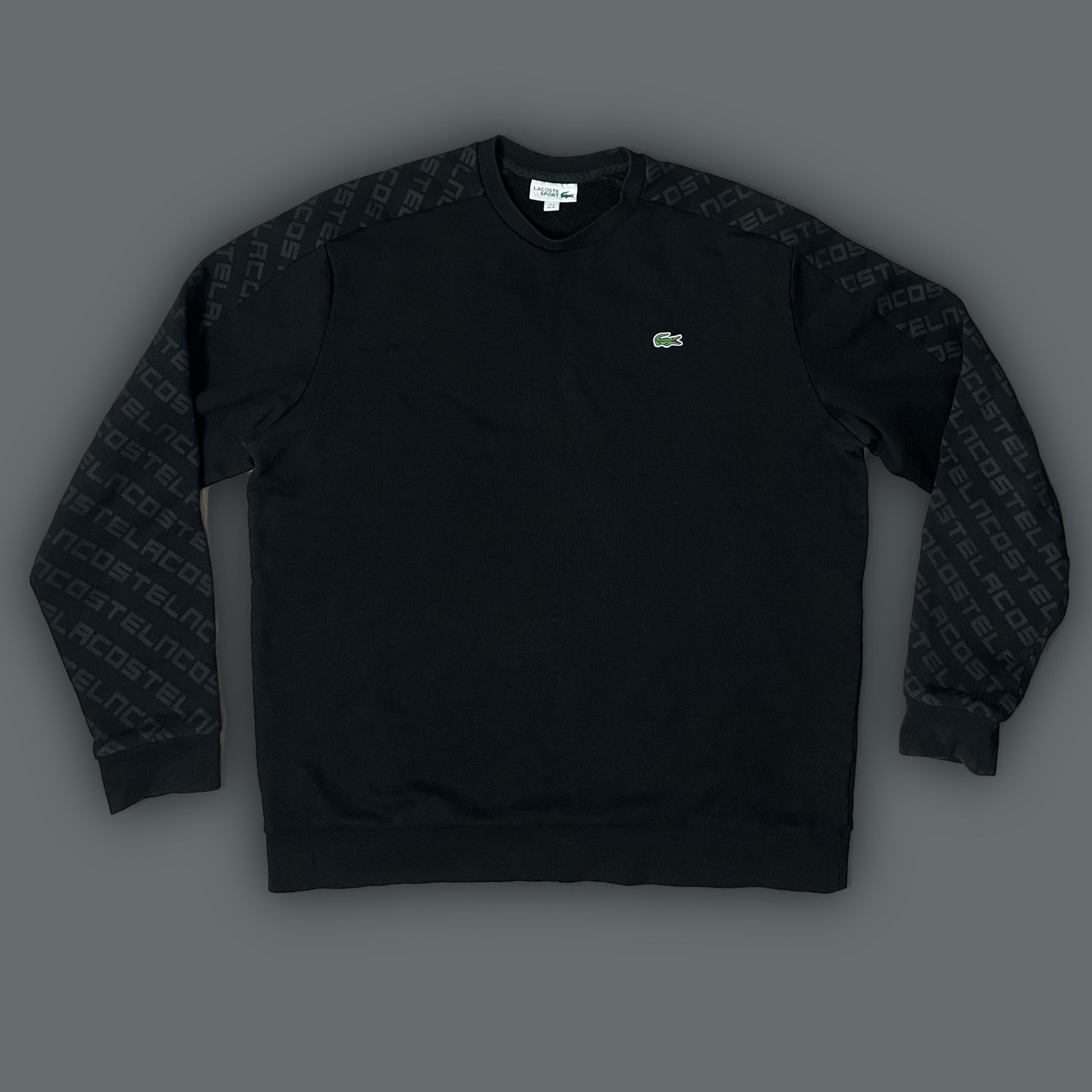 black Lacoste sweater {L}