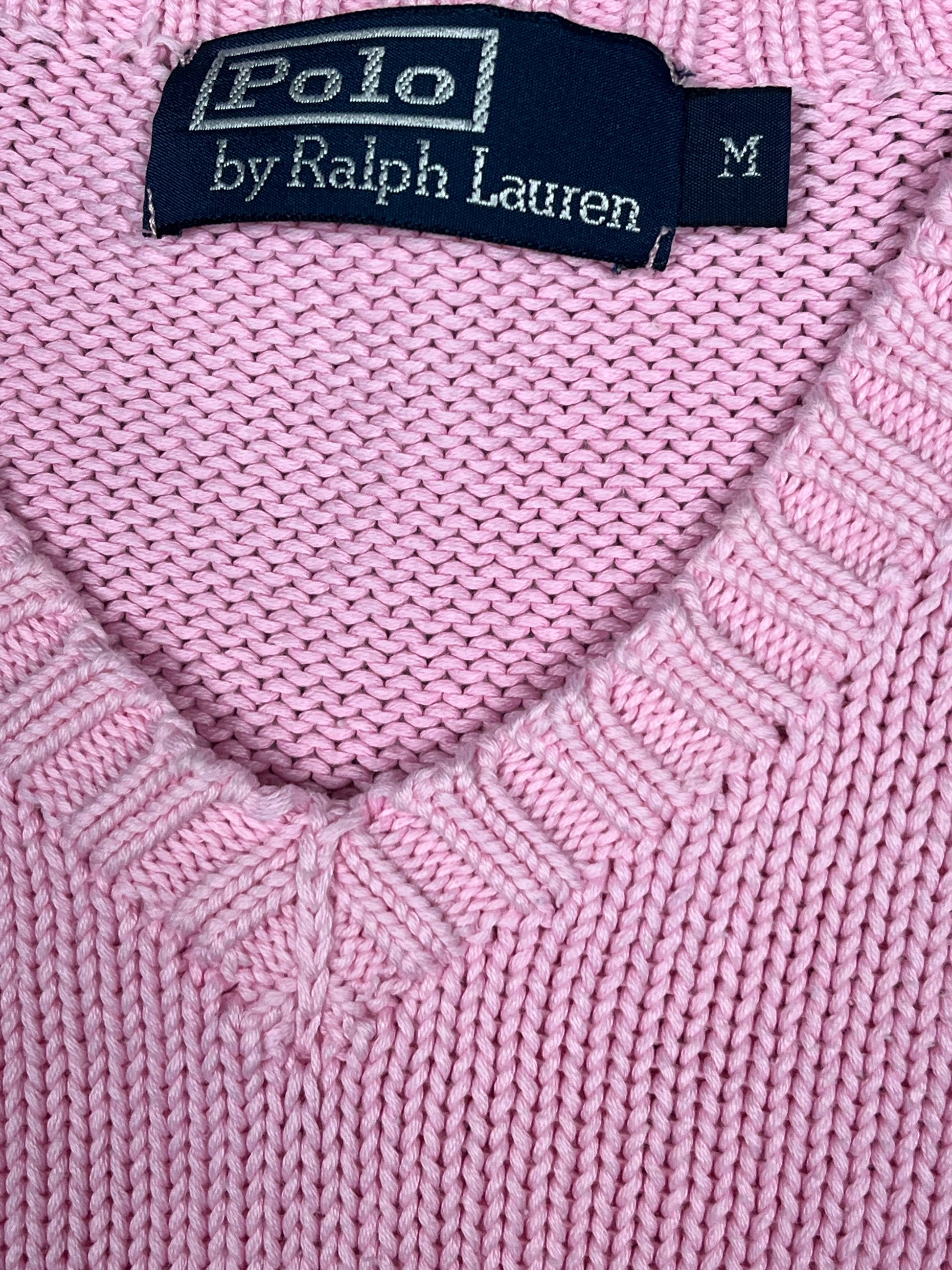 vintage pink Polo Ralph Lauren knittedsweater {M}