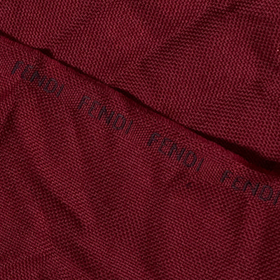 vintage red Fendi scarf