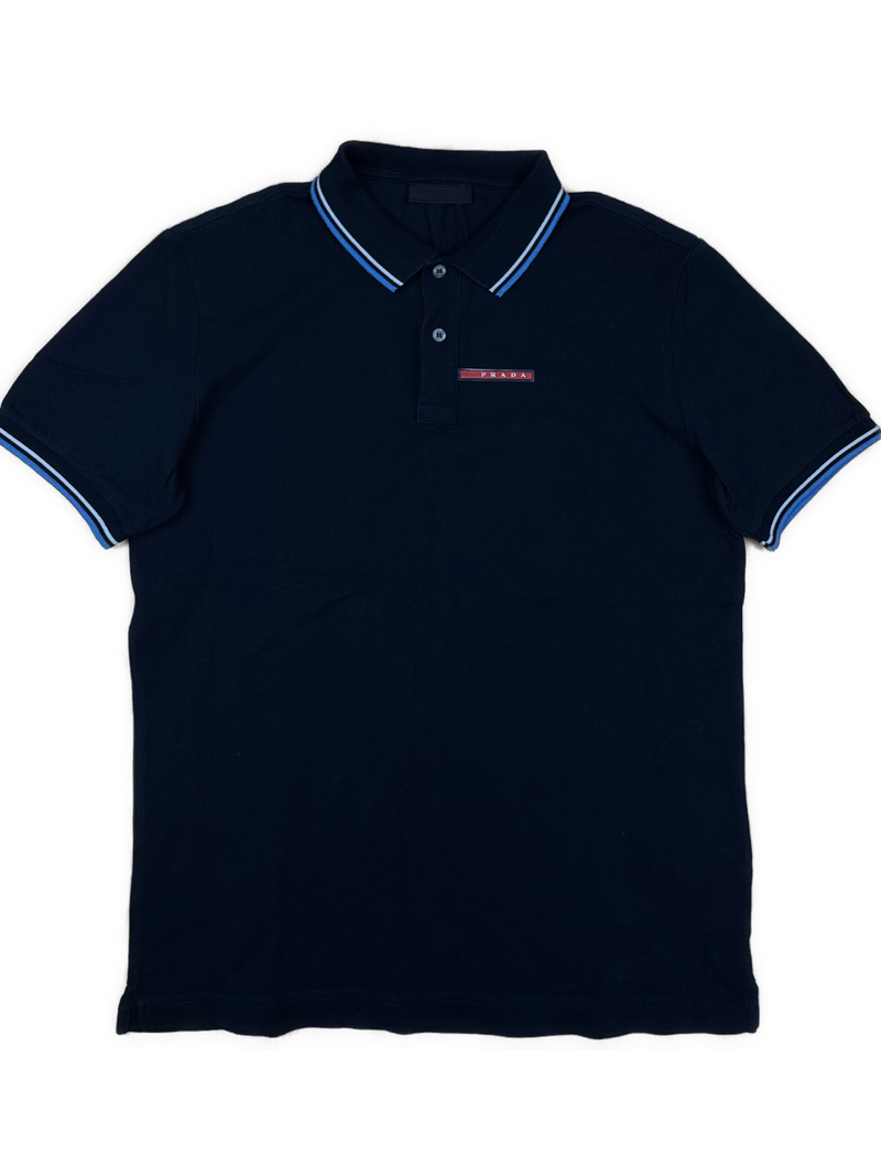 navyblue Prada polo {XL}