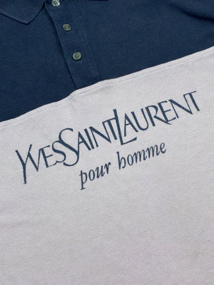 vintage YSL Yves Saint Laurent spellout polo {XL}