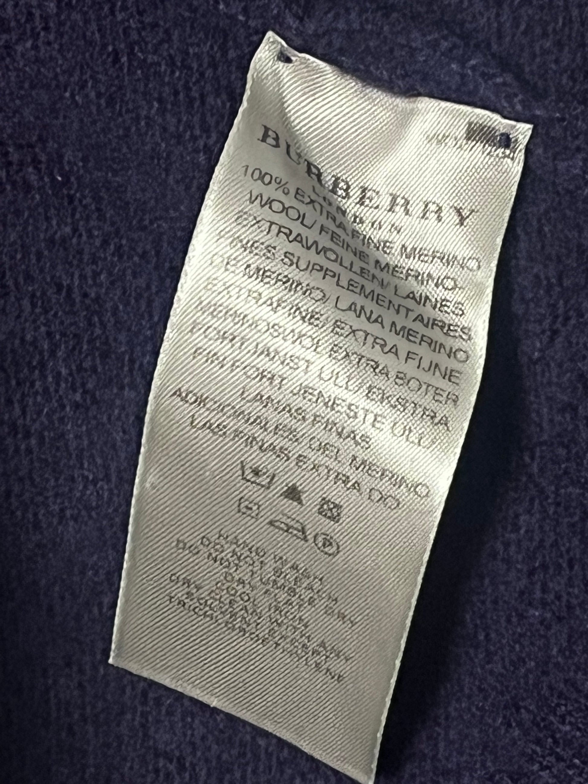 vintage purple Burberry knittedsweater {XXL}