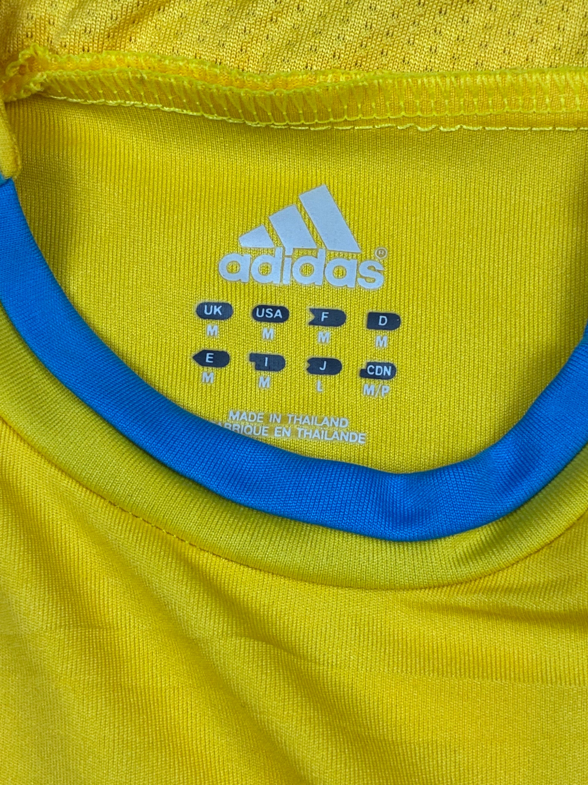 vintage Adidas Ukraine SHEVCHENKO7 home jersey {M}